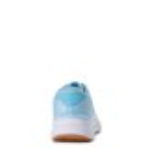 AVIA WOMEN'S SIZE 12 SHOES BLUE OR AQUA & WHITE MESH SNEAKERS LACE UP NWT - Picture 3 of 4